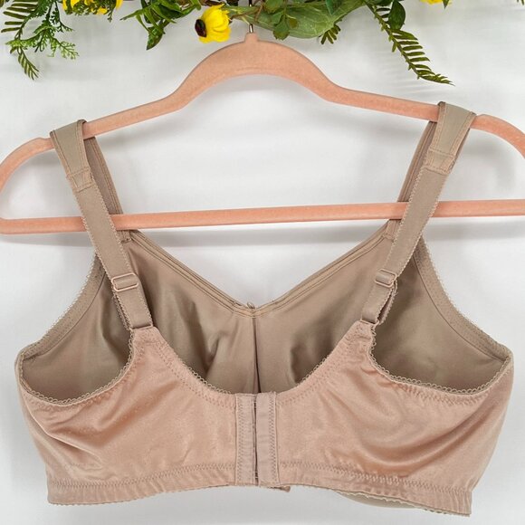 BodySuede Full Figure Seamless Underwire Bra 85185 Size 40DDD - Picture 3 of 7